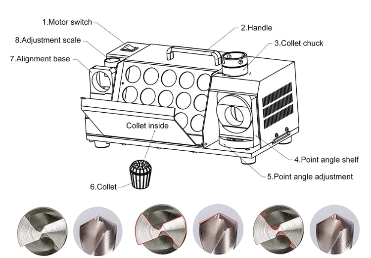 Mr-26A Mrcm Automatic Electrical Energy Saving Grinding Mini Drill Tools